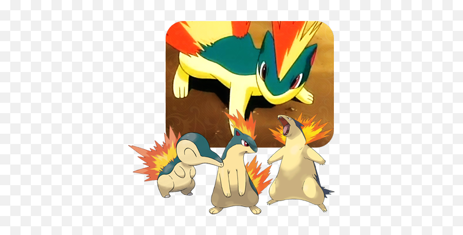 Pokemon Of The Week - Pokemon Cyndaquil Evolution Line Png,Cyndaquil Png
