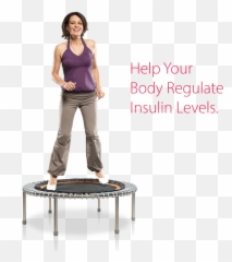 Rebounding For Type 2 Diabetes - Trampoline Jump png