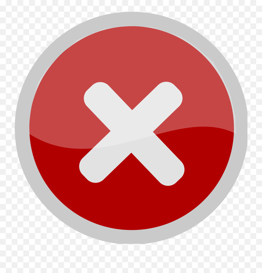White With Red Circle X Logo - Red Cross Icon Transparent Png,Red Circle Png Transparent
