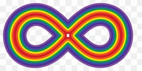 Free Clipart Of A Rainbow Infinity Symbol - Prism png