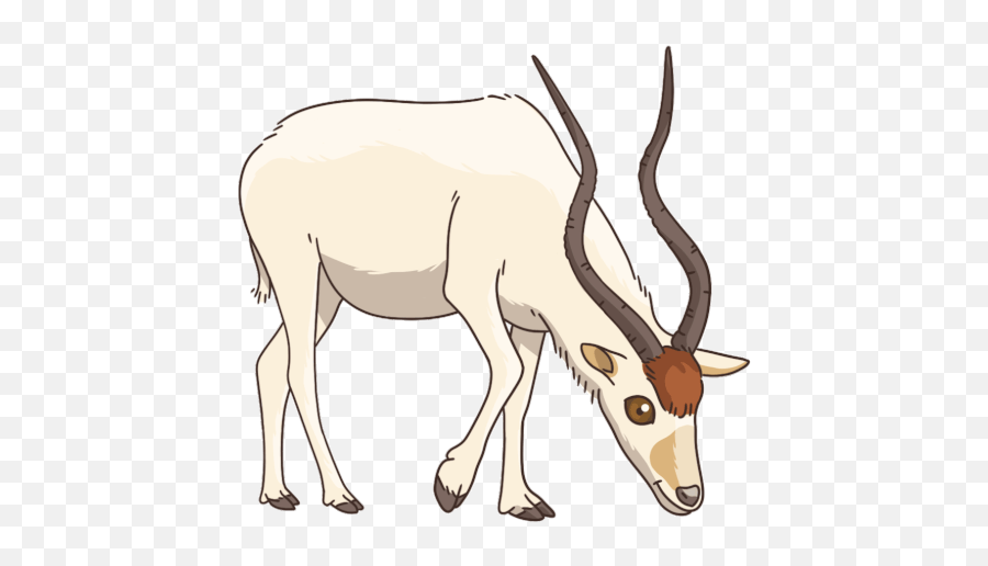 Antelope Addax Sticker - Antelope Addax Discover U0026 Share Gifs Reindeer Png,Deer Icon Tumblr