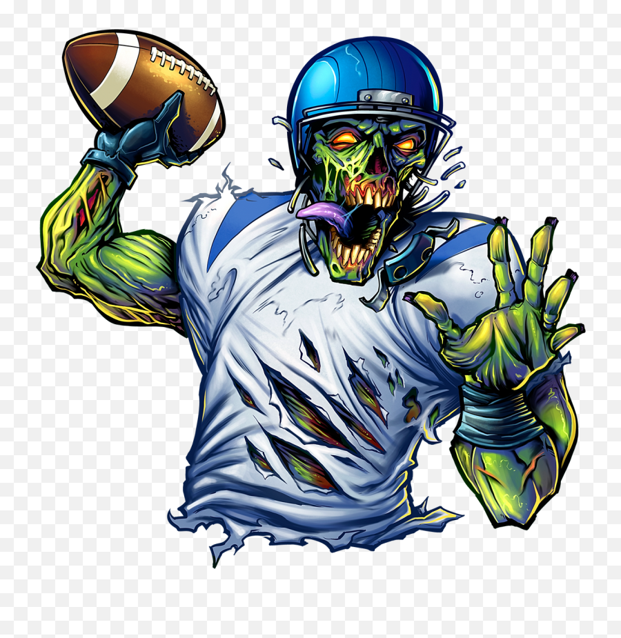 Football U2013 Cradle To Grave Lacrosse - Zombie Football Player Drawing Png,Green Bay Packer Helmet Icon