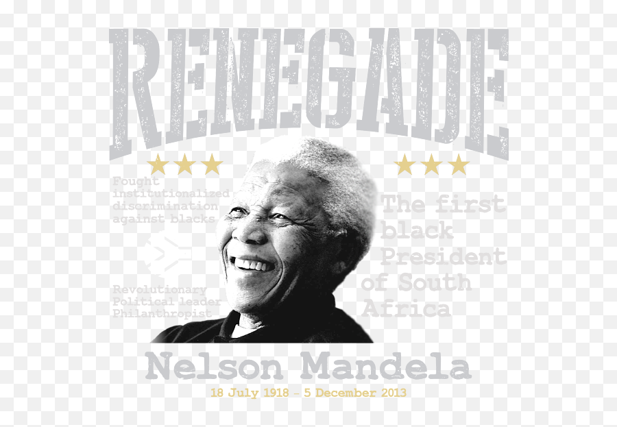 Renegade Nelson Mandela The First Black President Of South - Everlast Png,Nelson Mandela Icon