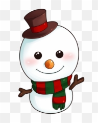 Baby Snowman Clipart Cute - Clipart Cute Snowman Christmas Png,Snowman Clipart Png
