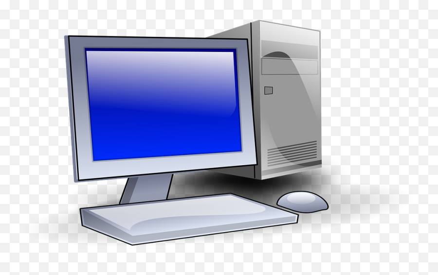 Computer - Desktop Computer Clipart Png Hd,Desktop Computer Png