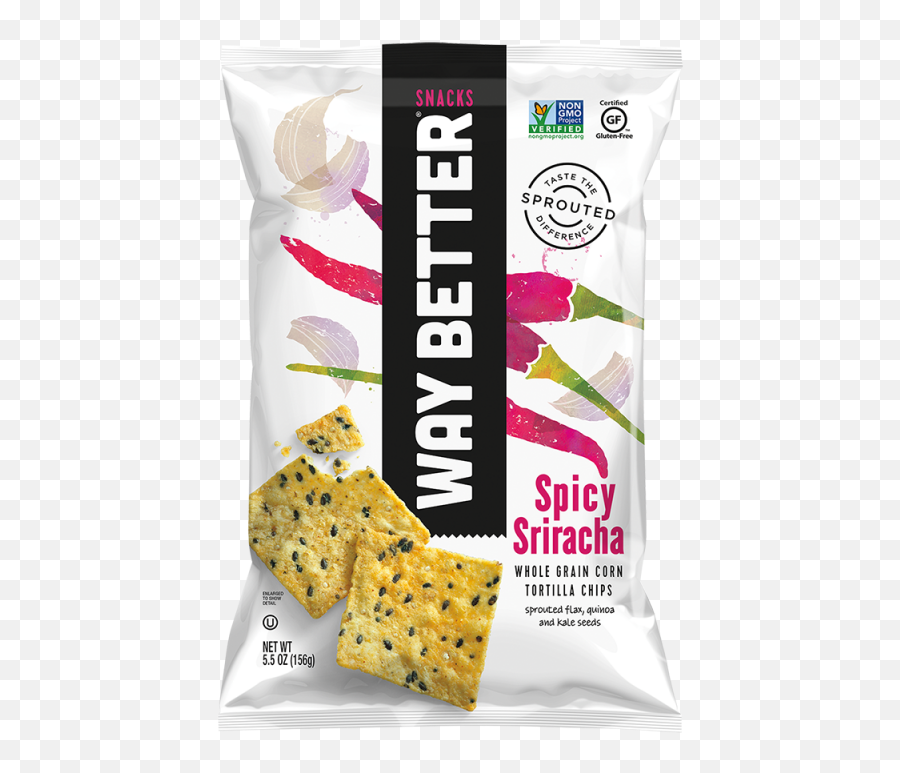Snacks - Way Better Multigrain Tortilla Chips Png,Sriracha Png