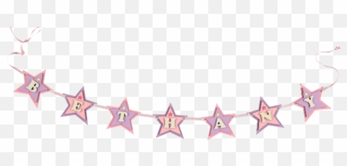 Star Garland Background Png Mart - Silver Star Banner Png,Star Background Png
