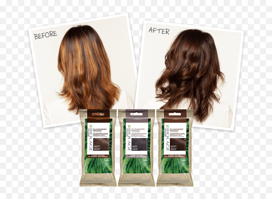 Biolage Haircolor - Biolage Plant Based Color Png,Brown Hair Png