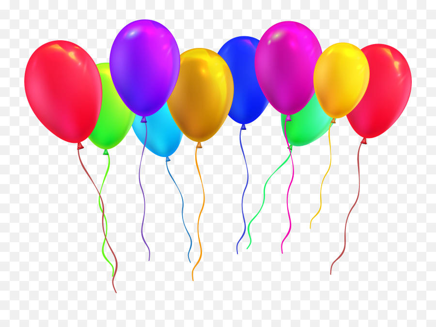 Party Balloons - Party Balloons Images Png,Balloons Png