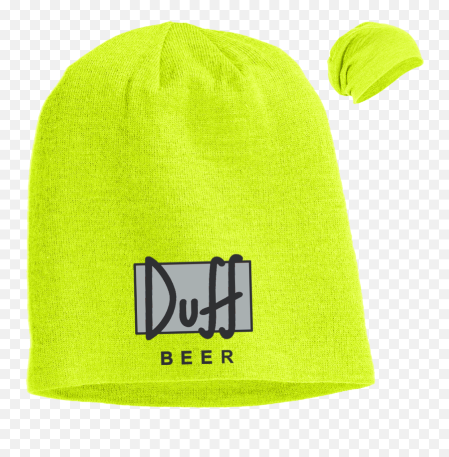 Download Duff Beer Logo Slouch Beanie Hats - Duff Beer Menara Kuala Lumpur Png,Modelo Beer Logo