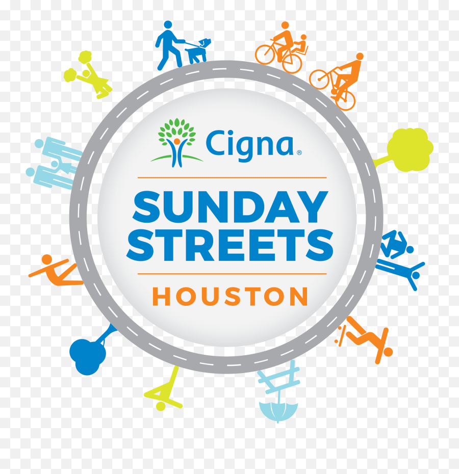 Download Hd Cigna Logo Png - Cigna Sunday Streets Houston 2018,Cigna Logo Png