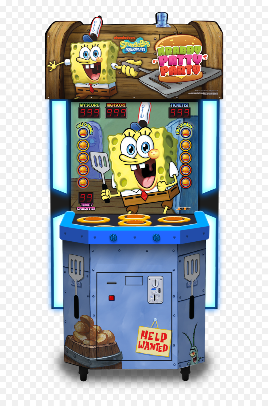 Krabby Patty Party - Spongebob Order Up Arcade Png,Krabby Patty Png