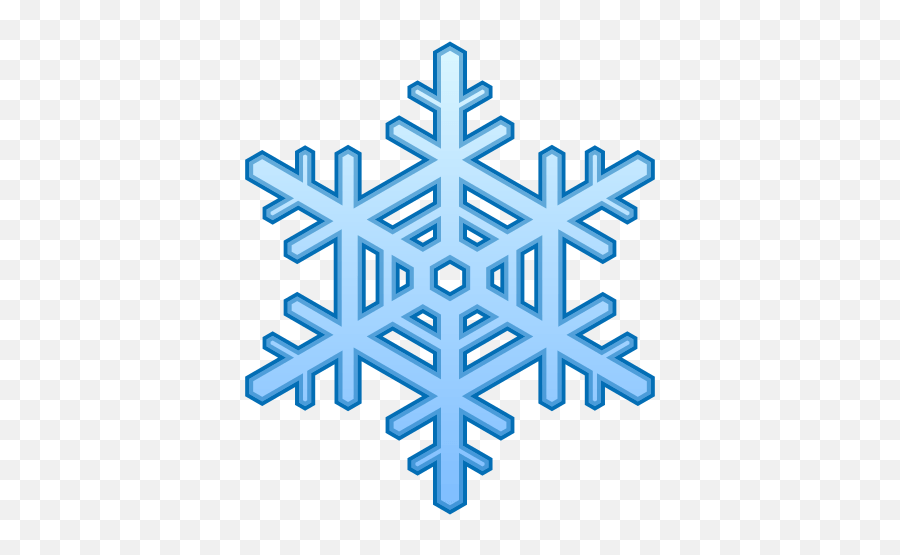 Snowflake Emoji Png Picture - Transparent Background Snowflake Cartoon,Snowflake Emoji Png