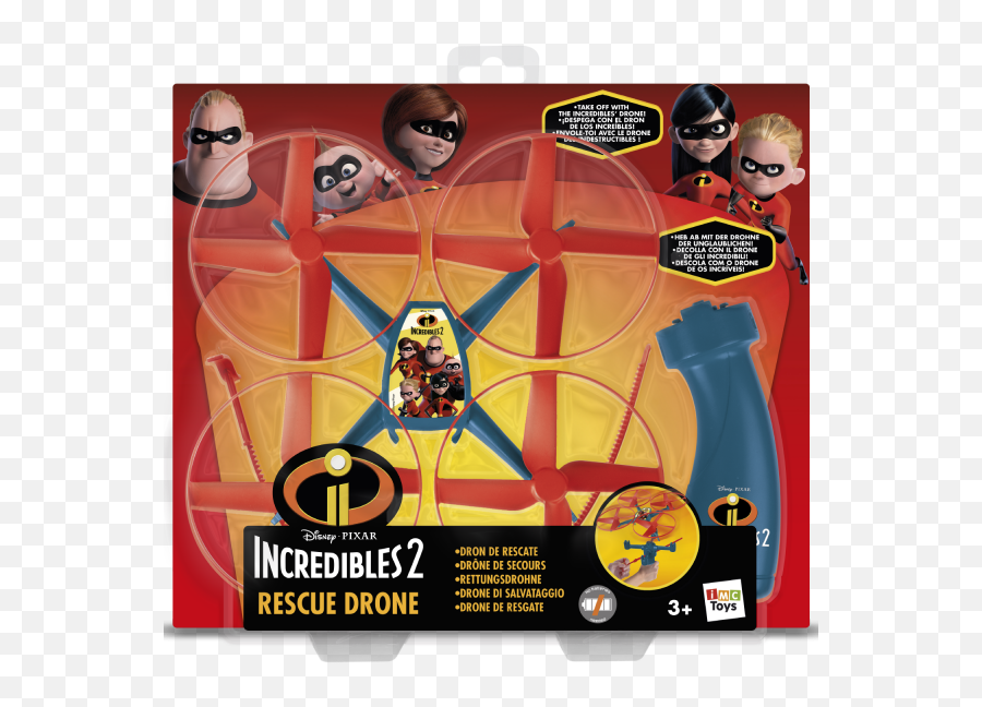 The Incredibles 2 Rescue Drone Imc Toys - Incredibles Poster Png,The Incredibles Png