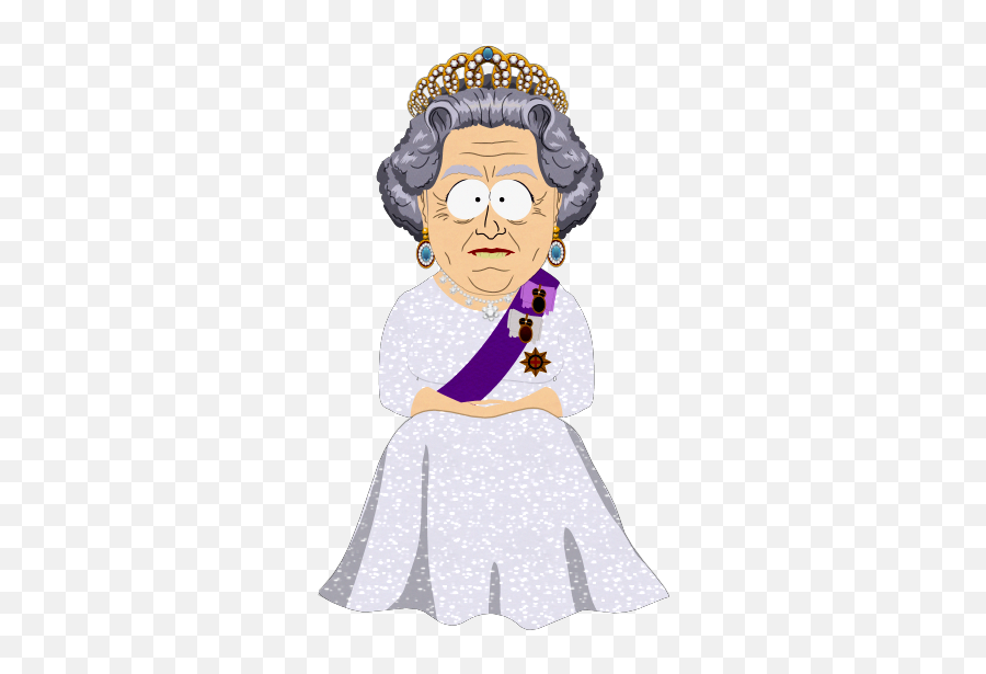 Download Hd Queen Elizabeth Ii - South Park Transparent Png Queen Elizabeth The Queen Cartoon,South Park Png