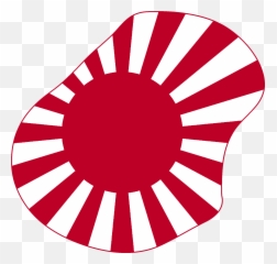 Japanese - Rising Sun Japan Flag Png,Japanese Flag Png