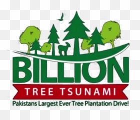 Billion Tree Tsunami Logo - Clip Art Png,Tree Logo Png