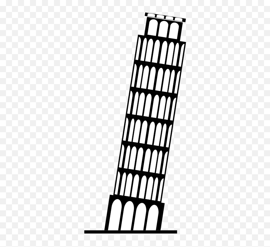 Angle Black And White Home Fencing Png - Leaning Tower Of Pisa Pdf,Leaning Tower Of Pisa Png