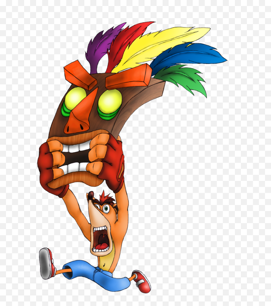 Mario Vs Crash Bandicoot - Battles Comic Vine Crash Bandicoot And Mask Png,Crash Bandicoot Png