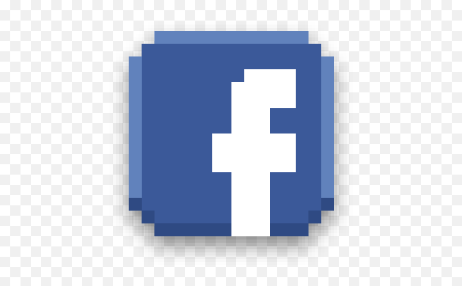 8 Bit Facebook Icon Hd Png Download - Vector Logo Facebook 3d,8 Bit Heart Png