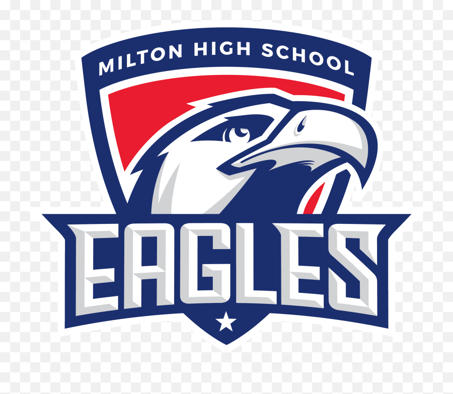 Milton High School Georgia Logo - Emblem Png,School Of Fish Png