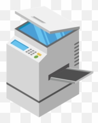 Photocopier Machine Icon Of Isometric - Photocopy Machine Icon Png,Machine Png