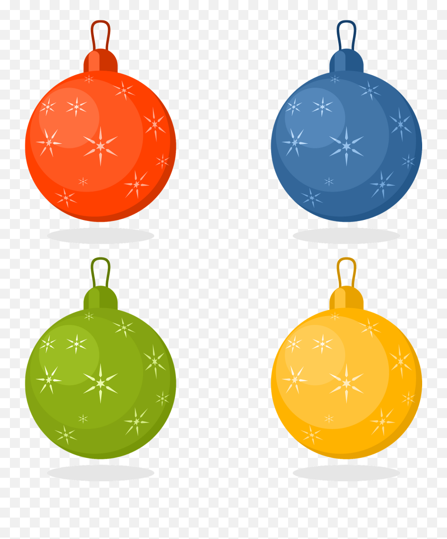 Christmas Tree Balls Clipart - Christmas Day Png,Christmas Balls Png