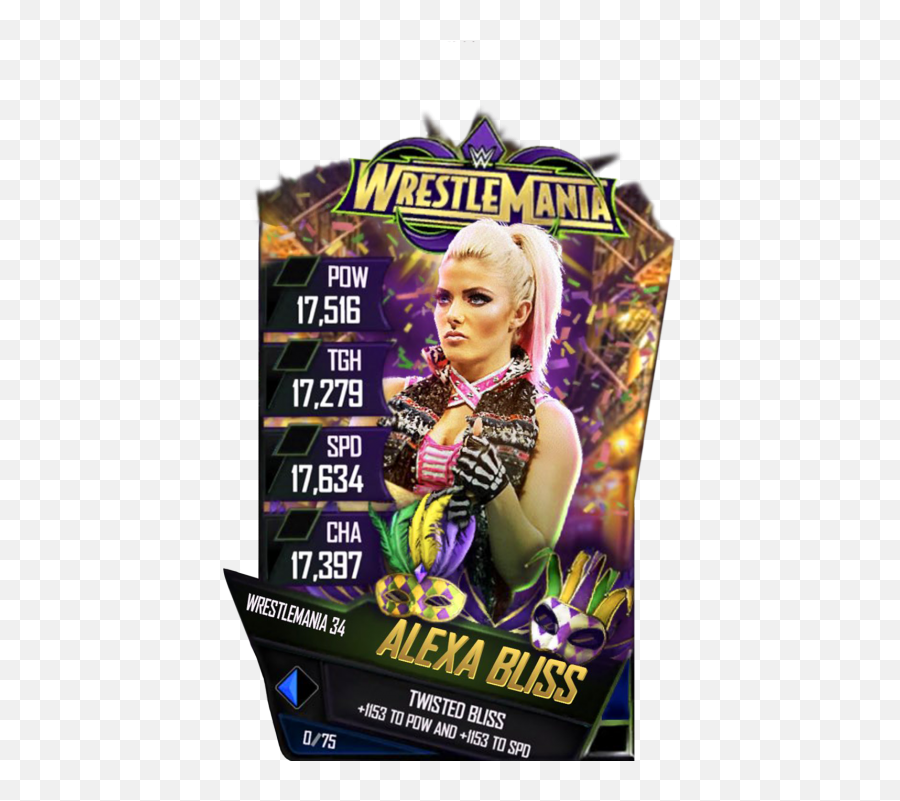 Alexa Bliss - Wwe Supercard Season 2 Debut Wwe Supercard Alexa Bliss Wwe Supercard Wrestlemania Png,Alexa Bliss Png