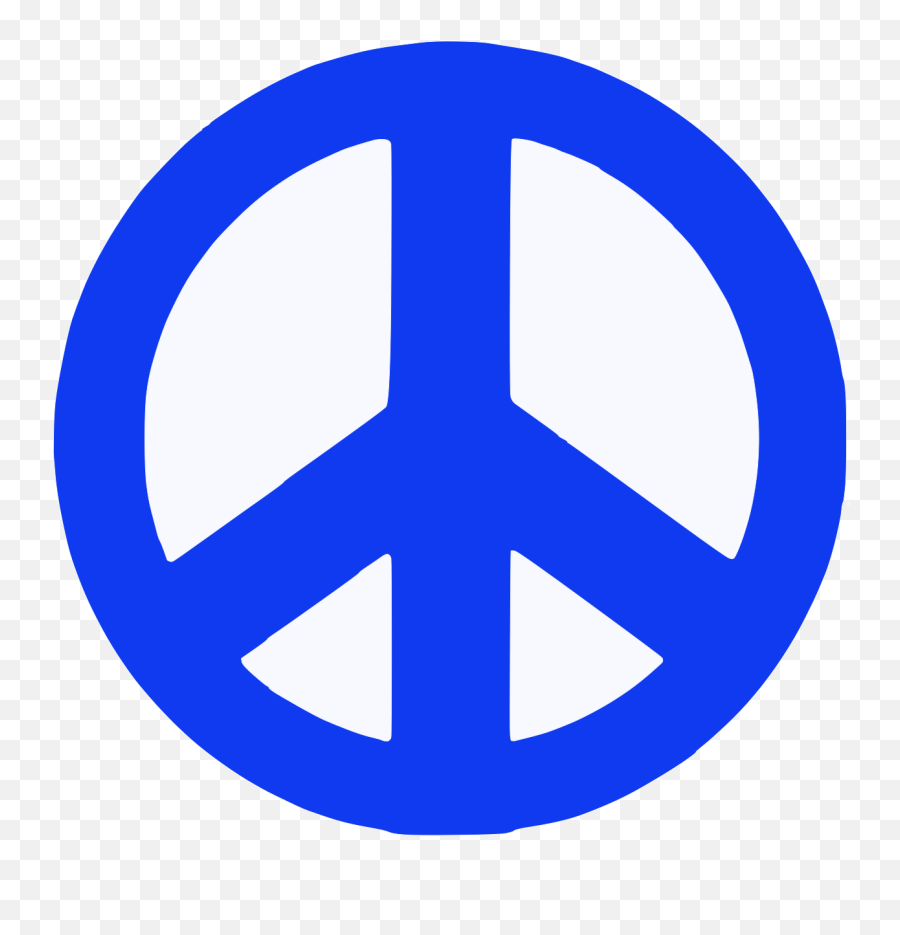 Blue Peace Symbol Svg Vector Clip Art - Transparent Craigslist Logo Png,Peace Symbol Png