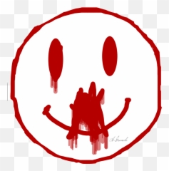 Americanhorrorstory Smileyface Death Bloodfreetoedit - Horror Story png