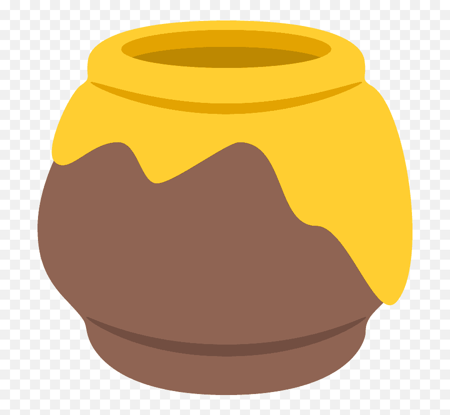 Honey Pot Emoji Clipart - Pote De Mel Png,Honey Pot Png