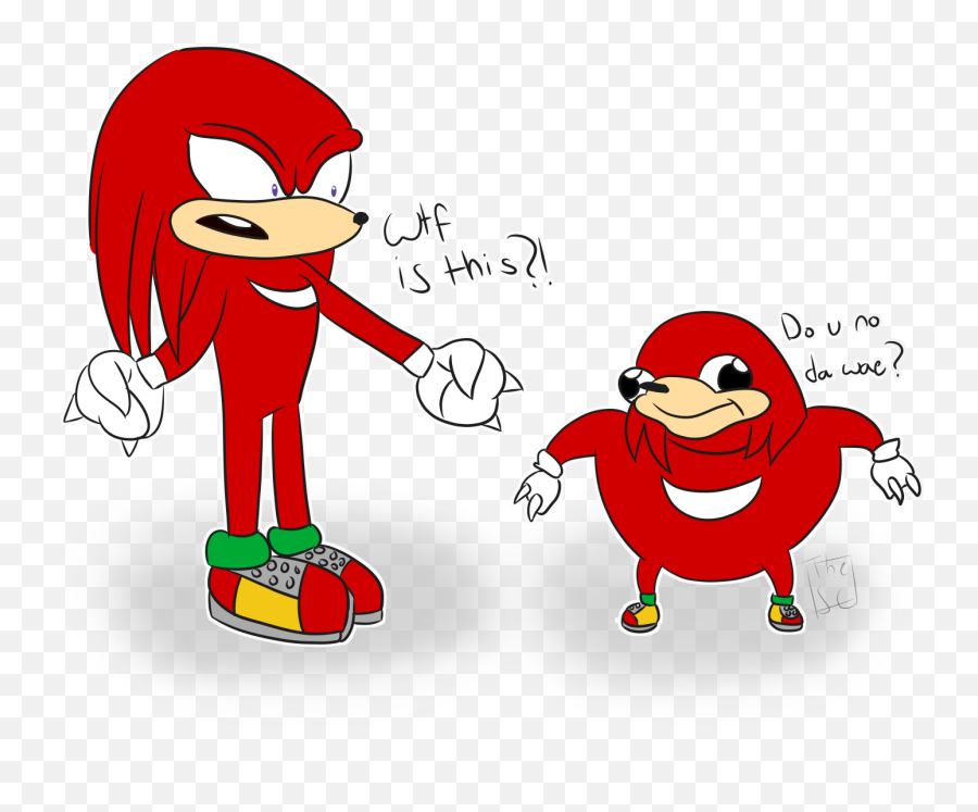 Download If Knuckles Meets With Ugandan - Ugandan Ugandan Knuckles The Echidna Png,Knuckles Png