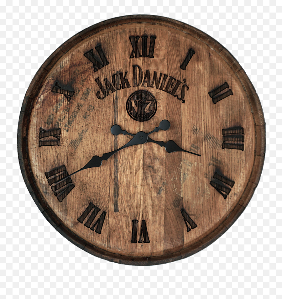 Jack Danielu0027s Barrel Head Clock Png Logo