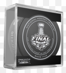 Los Angeles Kings Stanley Cup Final Game 5 Cubed Puck - Hockey Fights Cancer Puck Png,Stanley Cup Logo