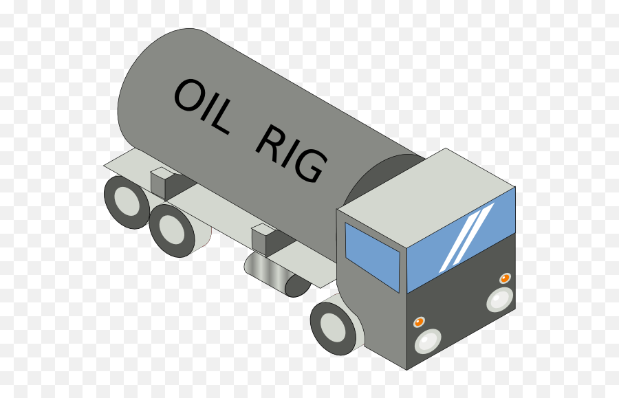 Oil Rig Clip Art - Vector Clip Art Online Gas Truck 3d Png Cartoon,Oil Rig Png