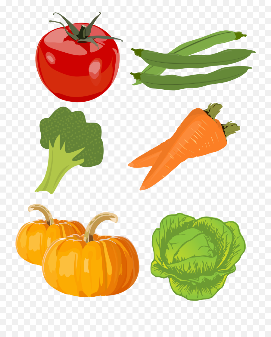 Drawings Of Vegetables - Free Drawings Of Vegetables Png,Vegetables Transparent Background
