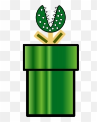 Plant Piranha From Mario Bros Clip Art - Vector Mario Brothers Clipart Png,Piranha Png