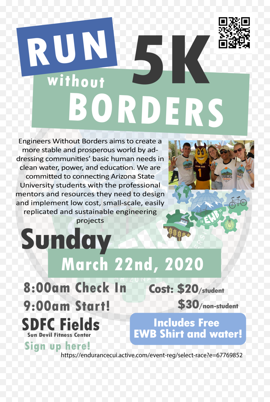 Run Without Borders 5k - Poster Png,Engineers Without Borders Logo