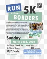 Run Without Borders 5k - Poster png
