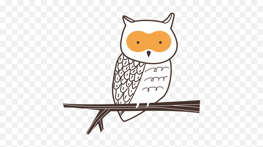 Owl Bird Cartoon - Transparent Png U0026 Svg Vector File Dibujos Animados De Un Búho,Owl Silhouette Png
