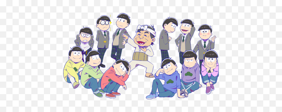 Haikyuu Anime Cartoon - Social Group Png,Karamatsu Transparent