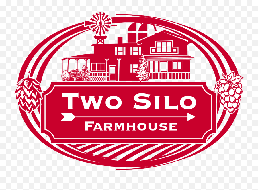 Two Silo Farmhouse - Language Png,Farmhouse Png