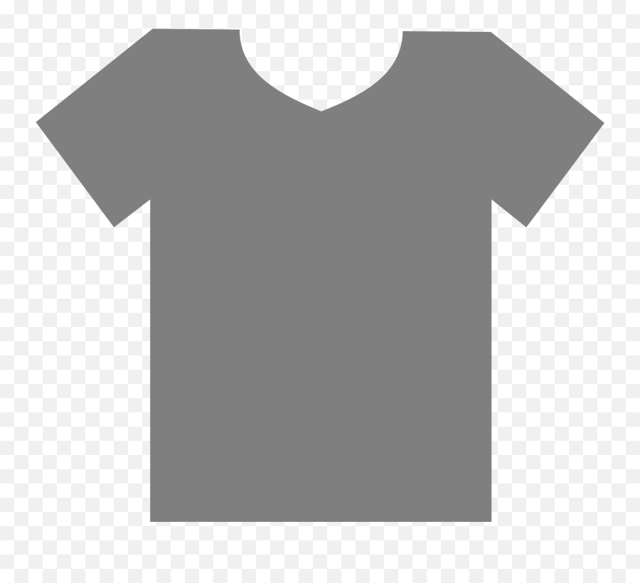 T Shirt Gray Blank Drawing Free Image - Forever Royal Png,T Shirt Template Png