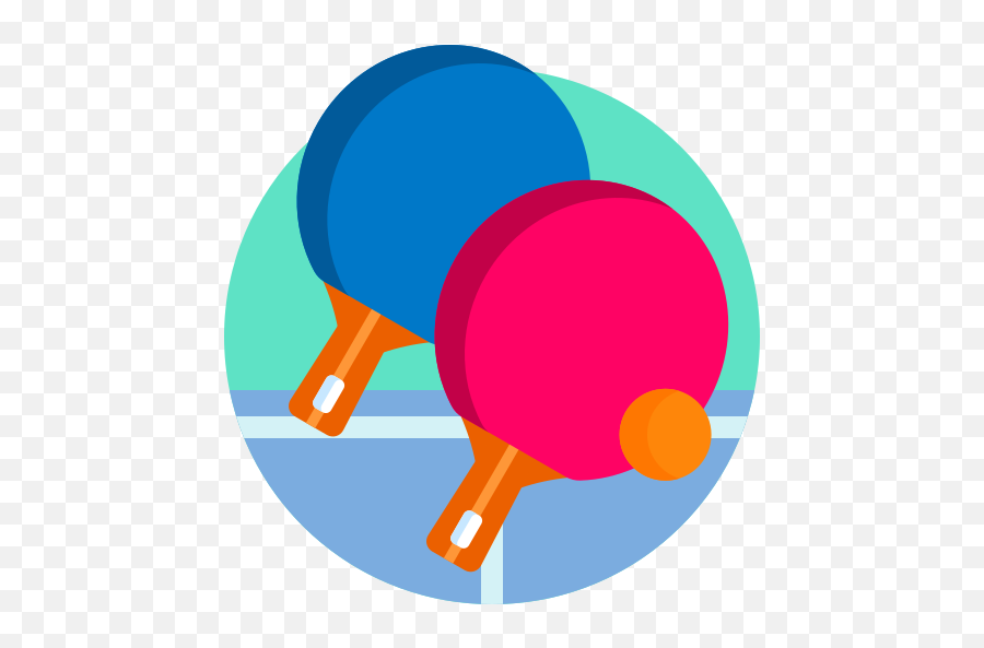 Ping Pong Sport Sports Free Icon Of - Ping Pong Icon Png,Racket Icon
