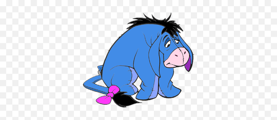 Eeyore Original And Limited Edition Art - Donkey In Winnie The Pooh Png,Eeyore Transparent