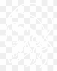 White Skull 3 Icon - Free white icons Scary png