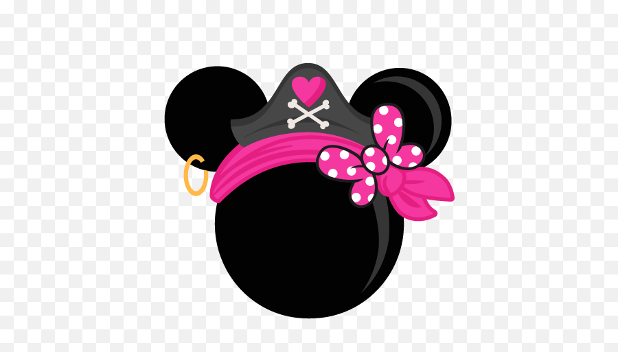 Mickey Mouse Pirate Head Png - Minnie Pirate,Mickey Mouse Ears Png