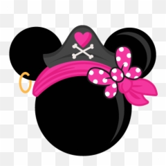 Mickey Mouse Pirate Head Png - Minnie