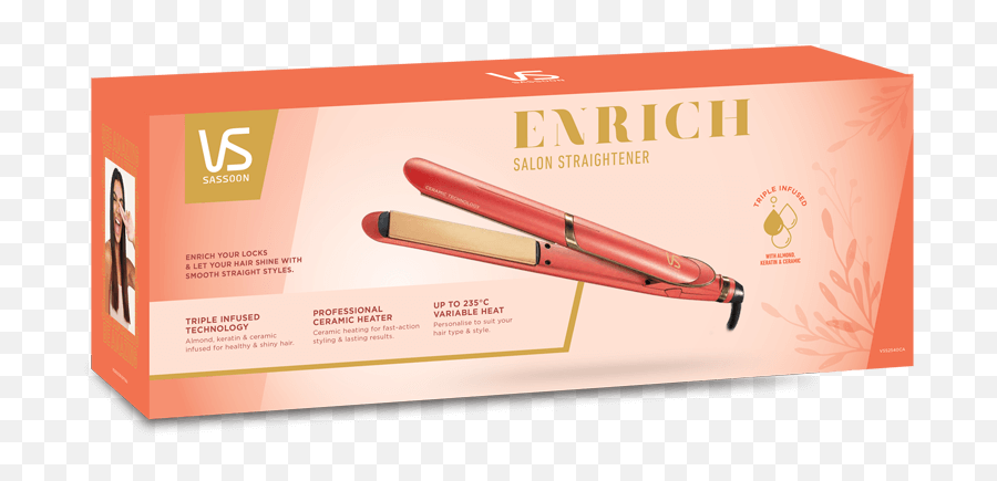 Enrich Salon Straightener Vs Sassoon Australia - Vs Sassoon Big W Png,Sedu Icon Styling Iron