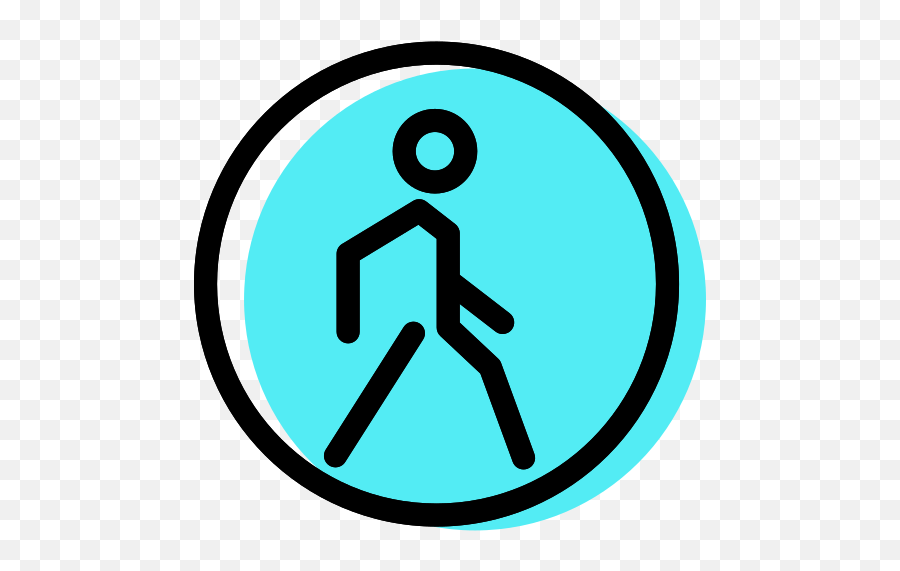 Pedestrian - Free Signaling Icons Icono De Peaton Png,Pedestrian Icon